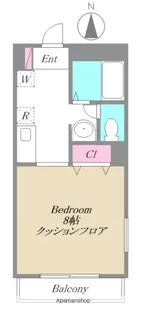 ドルフ国立【301号室】の間取り