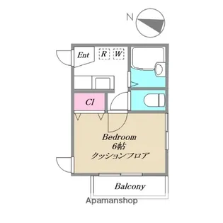 メイプルハウス B棟【1階】の間取り