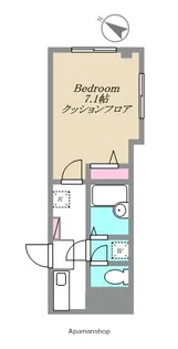 フルール・F【102号室】の間取り