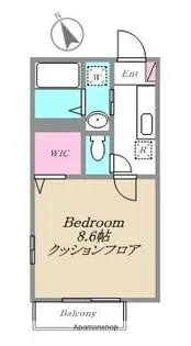 サンビレッジⅠ【201号室】の間取り