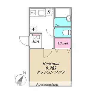 フローラルハイツ【101号室】の間取り