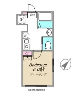 フォレスト武蔵新城【101号室】の間取り