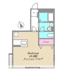 フラッツマグノリア【1階】の間取り