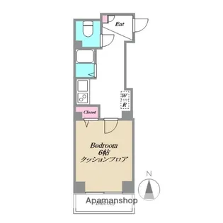 フローラルフラッツ【203号室】の間取り