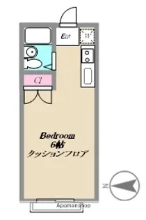 アーバンエステート【101号室】の間取り