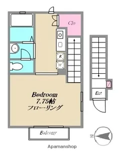 ガルデンハイム【201号室】の間取り