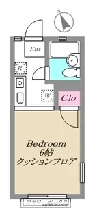 クリンピア【203号室】の間取り