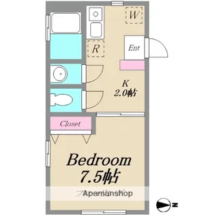 アルス・K【202号室】の間取り