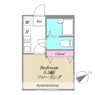 アルス・K【201号室】の間取り
