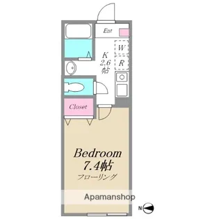 パルク・ド・プルム【103号室】の間取り