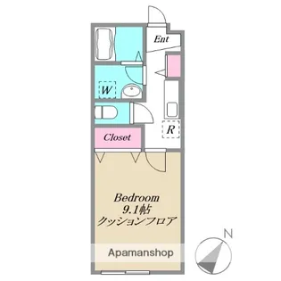 メゾン・ド・ココ【103号室】の間取り