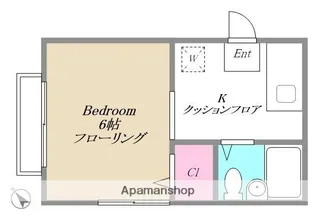 ピアコート【202号室】の間取り