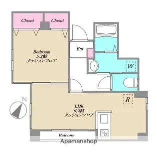 グランドセイワ【302号室】の間取り