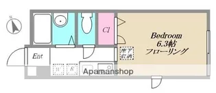 ステュディオ洗足【1階】の間取り