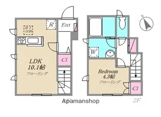TERRACE TAMIAS【1階】の間取り