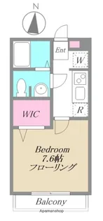 ヒルサイドフラット市ヶ尾【2階】の間取り