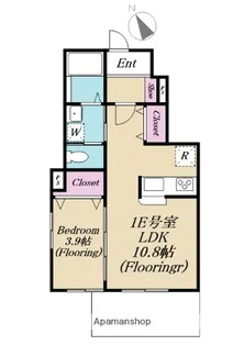 GRANDEUR【106号室】の間取り