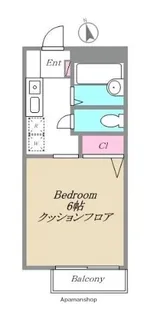 GRANDCHARIOT【A棟106号室】の間取り