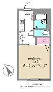 GRANDCHARIOT【A棟201号室】の間取り