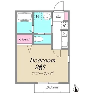 パルク・ド・リーリエ【201号室】の間取り