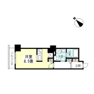 TKフラッツ渋谷【2階】の間取り