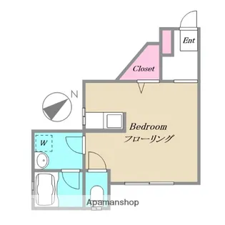 カーサK【203号室】の間取り