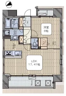 麻布十番テラス【4階】の間取り