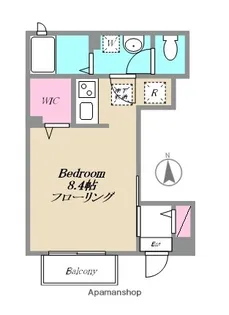 ララ・メゾン【101号室】の間取り