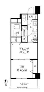 DUO STAGE白金高輪【3階】の間取り