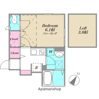 メゾン・イズミ【101号室】の間取り