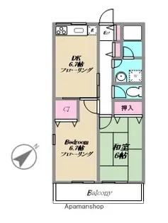 ルミエール【2階】の間取り