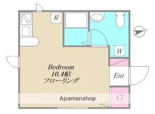メゾン ド ラ グラース【102号室】の間取り