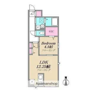 クローバーコート【1階】の間取り