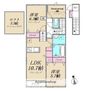 FURUKON HOME【201号室】の間取り