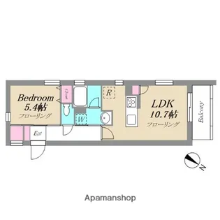 グランデュオ大井町【404号室】の間取り