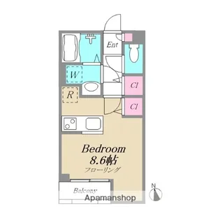 リバーサイドコート【2階】の間取り