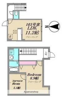 コルティーレ・ナノカ【1階】の間取り