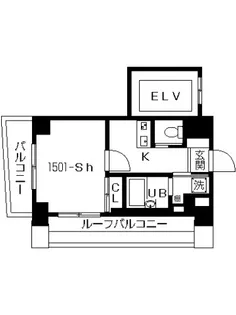 スカイコート本郷東大前壱番館【15階】の間取り