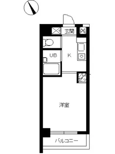 スカイコート新宿新都心第2【503号室号室】の間取り
