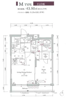 スカイコートグランメゾン御殿山【402号室号室】の間取り