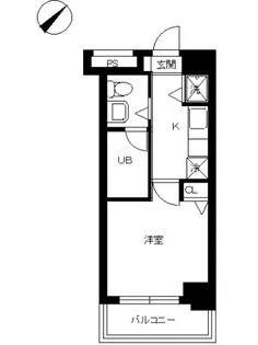 スカイコート都立大学第3【704号室号室】の間取り