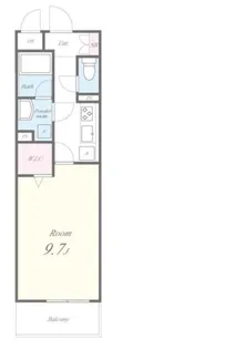 AXEL(アクセル)【4階】の間取り