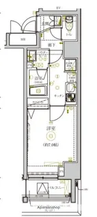 グランヴァン赤坂【7階】の間取り