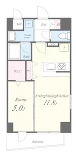 テ レジャンデール護国寺WEST【3階】の間取り
