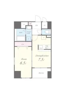 ペイサージュ文京【8階】の間取り