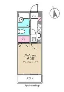 リースランド追浜【1階】の間取り