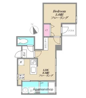 MAISON COLZA KITASENJYU【1階】の間取り