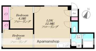 シャノワール【101号室】の間取り