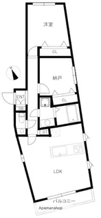 サンセリテ南麻布【2階】の間取り