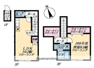 マイレジデンス鷺宮【208号室】の間取り